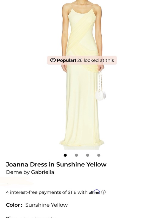 Deme By Gabriella Dresses & Skirts - Deme by Gabriella Joanna Dress in Sunshine Yellow